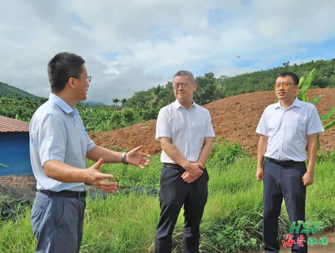 艾轶伦在立才农场公司垦区耕地“非粮化”“非农化”专项整改复耕地块调研。